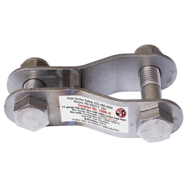 Super Anchor Safety 316sst Coupler Links 3/8